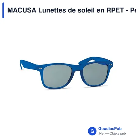 MACUSA Lunettes de soleil en RPET