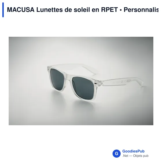 MACUSA Lunettes de soleil en RPET - Image 10
