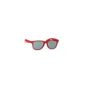 Variante rouge transparent - MACUSA Lunettes de soleil en RPET