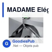 MADAME Elégant accroche-sac - Miniature 2