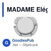 MADAME Elégant accroche-sac - Miniature 4