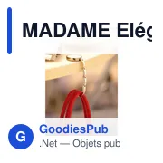 MADAME Elégant accroche-sac - Miniature 6