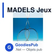 MADELS Jeux de Badminton - Miniature 2