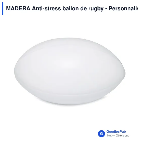 MADERA Anti-stress ballon de rugby - Image 1