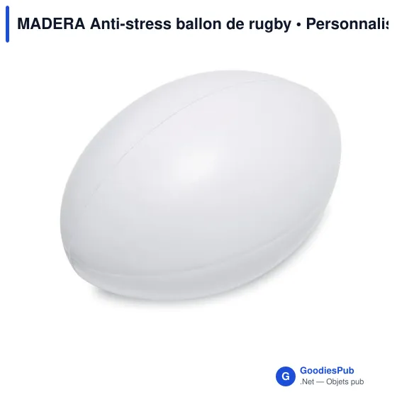 MADERA Anti-stress ballon de rugby - Image 2