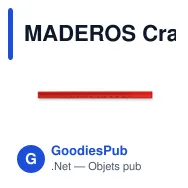 MADEROS Crayon de charpentier - Miniature 2