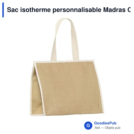 Sac isotherme personnalisable Madras Combi Cooler avec logo