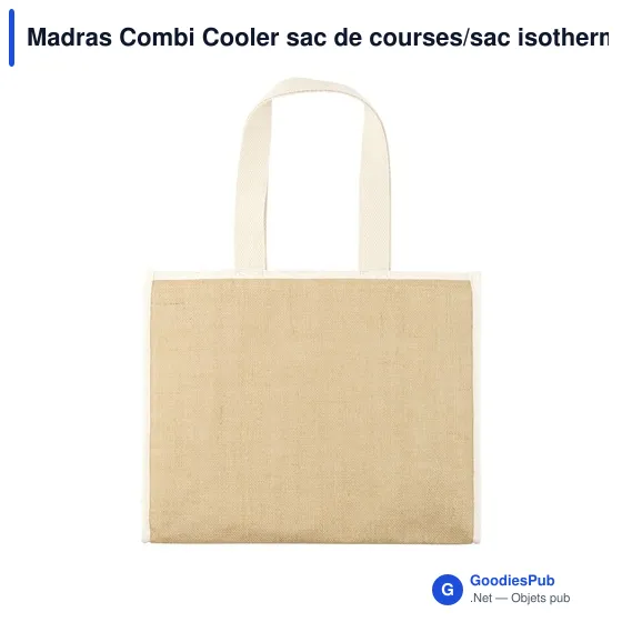 Sac isotherme personnalisable Madras Combi Cooler avec logo - Image 2