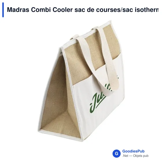 Sac isotherme personnalisable Madras Combi Cooler avec logo - Image 3