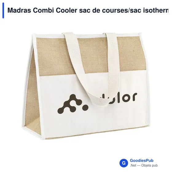 Sac isotherme personnalisable Madras Combi Cooler avec logo - Image 4