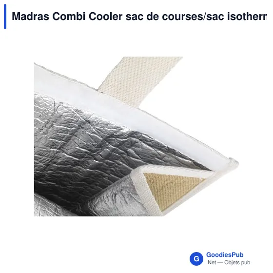 Sac isotherme personnalisable Madras Combi Cooler avec logo - Image 6