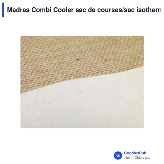 Sac isotherme personnalisable Madras Combi Cooler avec logo - Image 7