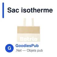 Sac isotherme personnalisable Madras Combi Cooler avec logo - Miniature 10