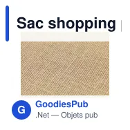 Sac shopping personnalisable Madrid Jute Shopper avec logo - Miniature 2