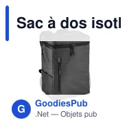 Sac à dos isotherme personnalisable MAFRIO avec logo - Miniature 1
