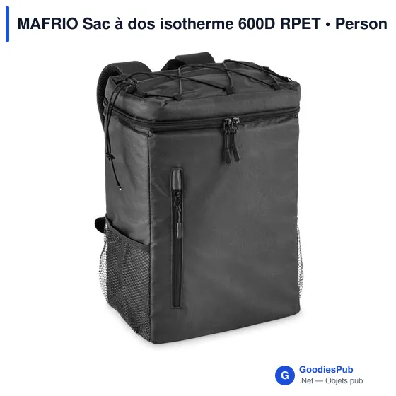 Sac à dos isotherme personnalisable MAFRIO avec logo - Image 1