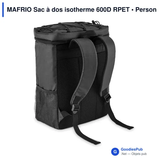 Sac à dos isotherme personnalisable MAFRIO avec logo - Image 2