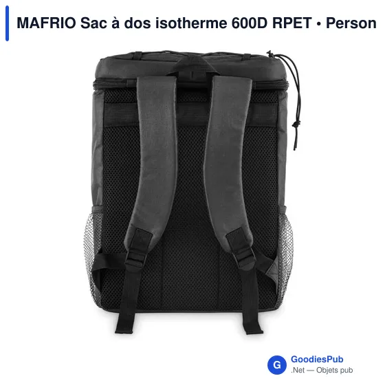Sac à dos isotherme personnalisable MAFRIO avec logo - Image 4