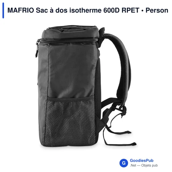 Sac à dos isotherme personnalisable MAFRIO avec logo - Image 5