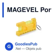 MAGEVEL Porte-clés niveau en ABS - Miniature 1
