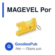 MAGEVEL Porte-clés niveau en ABS - Miniature 2
