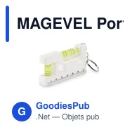MAGEVEL Porte-clés niveau en ABS - Miniature 11