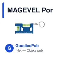 MAGEVEL Porte-clés niveau en ABS - Miniature 10