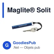 Lampe torche personnalisable Maglite® Solitaire avec logo - Miniature 2