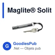Lampe torche personnalisable Maglite® Solitaire avec logo - Miniature 6