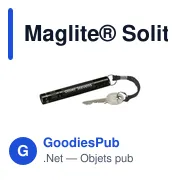 Lampe torche personnalisable Maglite® Solitaire avec logo - Miniature 8
