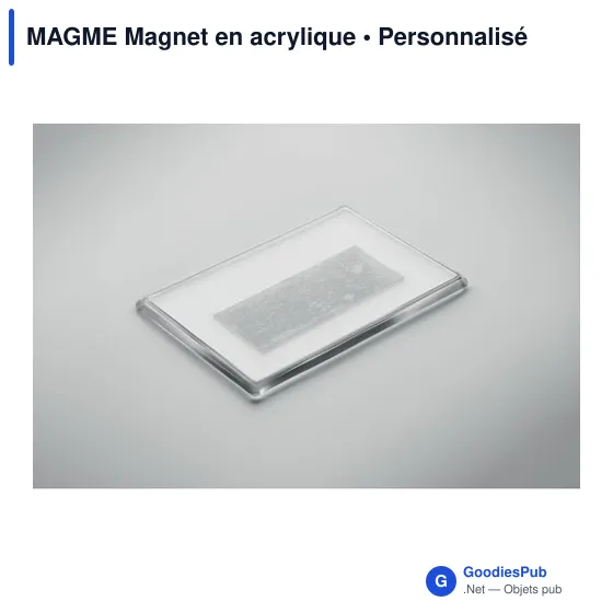 Magnet porte-photo personnalisable en acrylique avec logo - Image 7