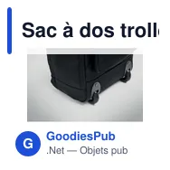 Sac à dos trolley personnalisable avec logo - MAGNATE - Miniature 4