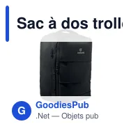 Sac à dos trolley personnalisable avec logo - MAGNATE - Miniature 6