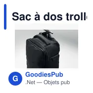 Sac à dos trolley personnalisable avec logo - MAGNATE - Miniature 8
