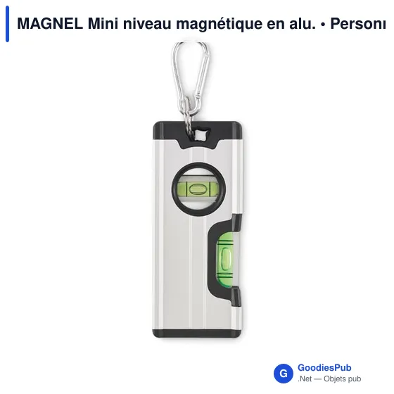 MAGNEL Mini niveau magnétique en alu. - Image 2
