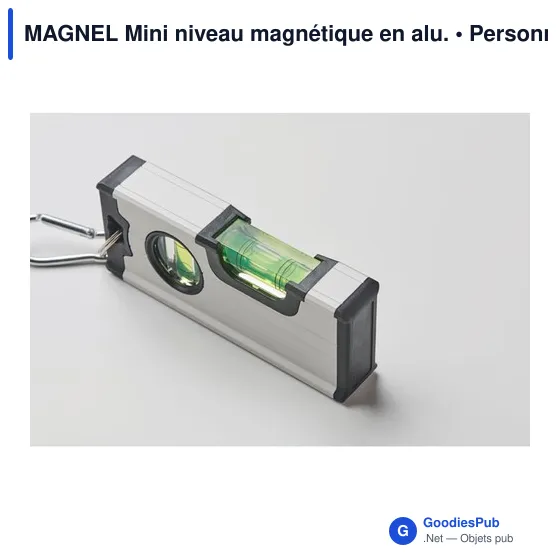 MAGNEL Mini niveau magnétique en alu. - Image 4