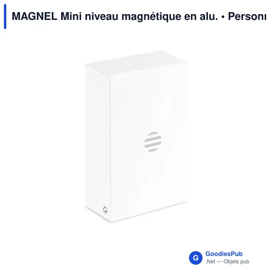 MAGNEL Mini niveau magnétique en alu. - Image 5
