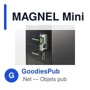 MAGNEL Mini niveau magnétique en alu. - Miniature 7