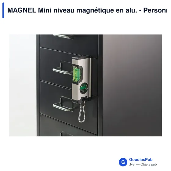 MAGNEL Mini niveau magnétique en alu. - Image 7