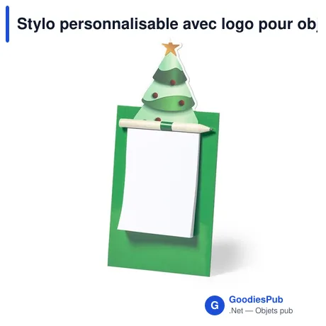 Stylo personnalisable avec logo pour objets publicitaires