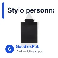 Stylo personnalisable avec logo pour objets publicitaires - Miniature 4