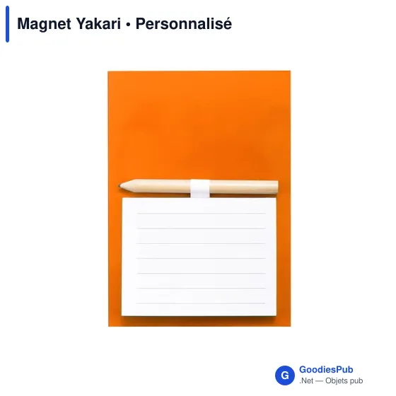Magnet personnalisable Yakari avec logo - Bloc notes magnétique - Image 11