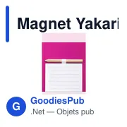Magnet personnalisable Yakari avec logo - Bloc notes magnétique - Miniature 6