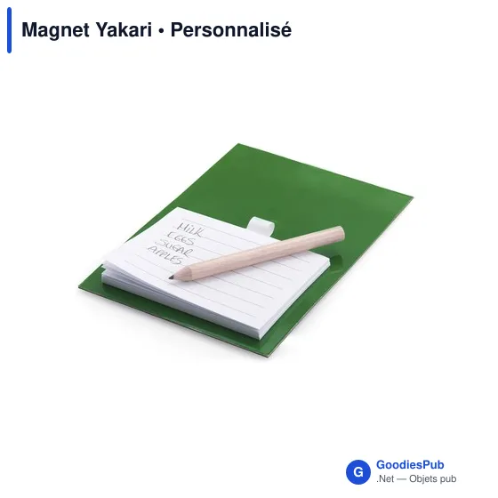 Magnet personnalisable Yakari avec logo - Bloc notes magnétique - Image 9