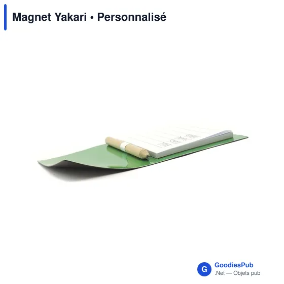 Magnet personnalisable Yakari avec logo - Bloc notes magnétique - Image 10