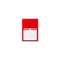 Variante rouge - Magnet personnalisable Yakari avec logo - Bloc notes magnétique