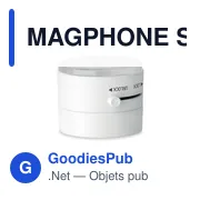 Support magnétique personnalisable pour téléphone avec logo - MAGPHONE - Miniature 2