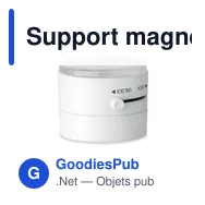 Support magnétique personnalisable pour téléphone avec logo - MAGPHONE - Miniature 11