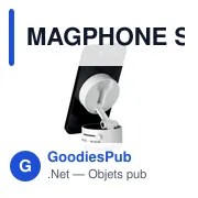 Support magnétique personnalisable pour téléphone avec logo - MAGPHONE - Miniature 4