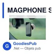 Support magnétique personnalisable pour téléphone avec logo - MAGPHONE - Miniature 6